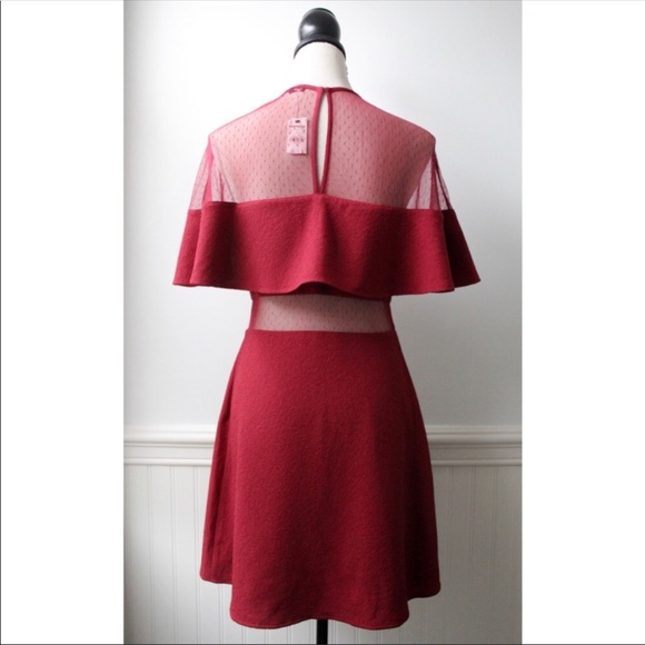 Wine Red 🍷 Express Dress - Picture 2 of 6